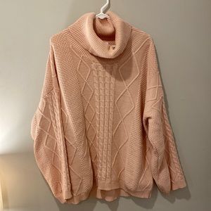 Pink Lily Turtleneck Sweater